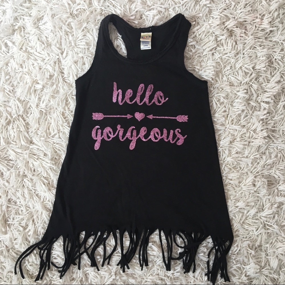 Kavio! fringe dress, size 24 months